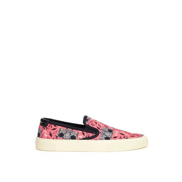 Saint Laurent Pink Cotton Women's Sneaker - Picture 1 of 6